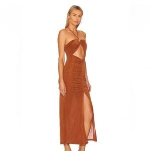 Stina Midi Dress in Coffee BNWT Medium Sold Out